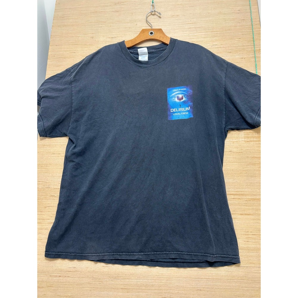 Cirque‎ du Soleil Delirium Local Crew T-Shirt XL Vintage Elephant Back Print